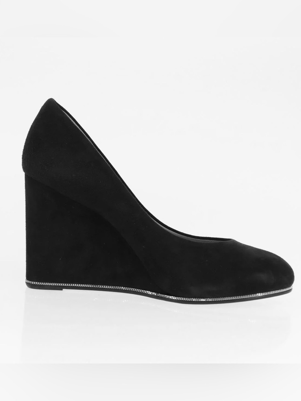 Ferragamo Suede Fiamma Wedges